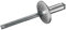 GOEBEL® - 250 x Blindnieten Aluminium/Stahl (Ø x L) 5,0 x 30,0 mm mit Großkopf - Großkopf Niete - Popniete - STANDARD