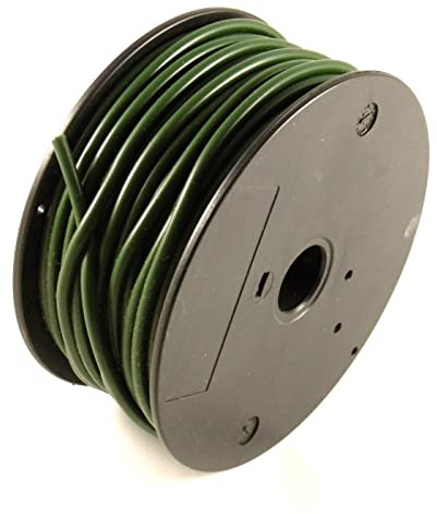 EXCOLO Bindeschlauch Ø 3 mm – 25 m elastische Hohlschnur grün – Pflanzen-Bindeband für Bäume, Tomaten, Rankgitter & Garten – Kunststoff Bindeschnur schonend & flexibel
