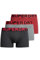 Superdry Herren Trunk Triple Pack Boxershorts, Hike Red Marl/Raven Black Marl/Noos Grey Marl,