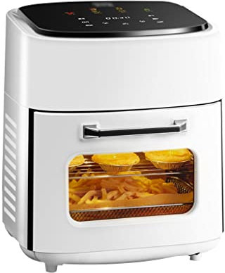 Friteuse à air multifonctionnelle et grill Smart Home Fryer Friteuse à air de grande capacité Appareils de cuisine (Noir 29 * 31 * 37,5 cm) (Blanc 29 * 31 * 37,5 cm) (Blanc 29 * 31 * 37,5 cm) lofty