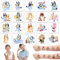 Kindertattoos, 20 Blätter Tattoos Kinder Wasserdicht Temporary Tattoo Kindertattoos Hautfreundlich für Mädchen Jungen Kindergeburtstag Geschenk Party