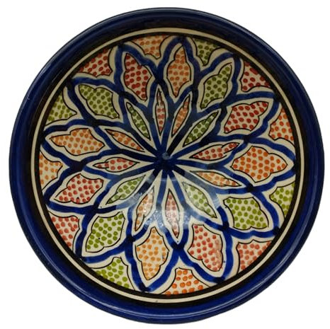 Generico La Maison Unique Ciotola Piatto Salse Zuppa Etnica Marocco Marocchina Ceramica Terracotta Diam. 17 cm 0904241002, MU0904241002