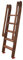 Etagenbettleiter, robuste Etagenbettleiter für Zuhause, Wohnmobil, Wohnmobil, 125 cm/150 cm hoch, Holz-Hochbettleiter mit Griff und rutschfesten Füßen, Tragkraft: 330 lbs (Größe: 5 Stufen, 1
