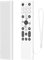 Custodia protettiva per telecomando Hisense ERF6A80 ERF6G80H ERF6F80H per Hisense Class A7 U8 Series 4K TV Remote custodia in silicone antiscivolo morbida protezione con cordino (bianco)