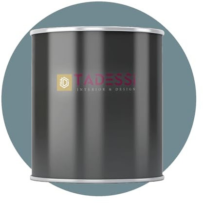 TADESSI Wall Select Wandfarbe Blau - Mokka - abwaschbare Innenfarbe matt - Dispersionsfarbe - Geruchsarm und Lösemittelfrei - 5 Liter Gebinde