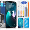 OLED Pantalla para iPhone 11 LCD Pantalla para iPhone 11 A2111, A2223, A2221 LCD Pantalla Táctil Reemplazo Pantalla Asamblea con Kit de reparación (Negro, 6.1)