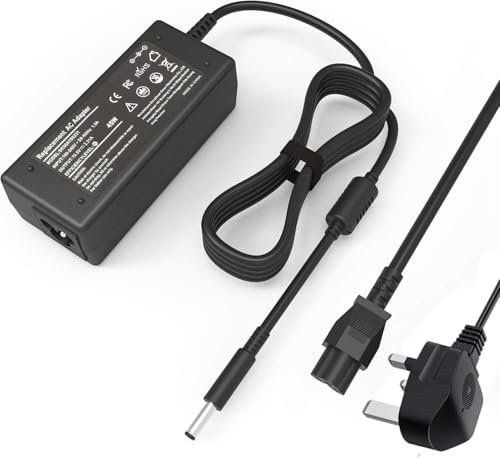 Wizon 45W Dell Laptop Charger,19.5V 2.31A AC Adapter for Dell Inspiron 11 13 14 15 17 3000 5000 7000 Series 3147 3148 3152 3451 3452 3458 3459 5458 5368 5378 5379 5559 5759 + FREE UK Power Cord