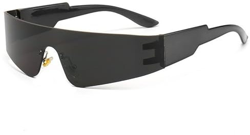 HINAYOSAN Sportliche Sonnenbrille für Shows, Bühne und Alltag, Punk-Kostüm, Zubehör, modernes Outfit, Foto-Requisiten