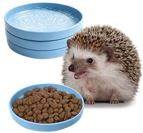 OutdoorGems Hedgehog Feeding Bowls - Pack of 3 – 1.5cm Depth, 15cm Wide - Low Profile Durable Silicon Wildlife Food & Water Dishes – Frost Resistant, Easy-Clean Outdoor Bowls for Gardens & Wildlife