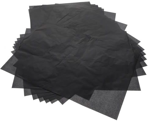 JOINPAYA 25 Blatt Graphit Kohlepapier 23x33cm Transferpapier zum Abpausen Papier Holz Glas und Keramik Einseitig Beschichtet für Kunst Basteln und Büro