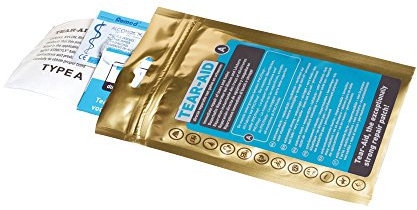 TEAR-AID 1886001 850200 Reparaturset, Typ A-Transparent