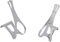 CONTEC Pedalhaken Track Paar, SB-verpackt, Niro, 80 g/Paar, silber