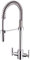 Bristan AR SNKPRO C Artisan Professional Kitchen Sink Mixer Tap with Pull Out Hose, Chrome