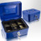 BITUXX 20cm Schwarz Geldkassette Münzkassette Geldkasse Geld Kasse Safe Zählkassette Transportkassette Kasse Transportbox 200mm