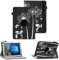 NAUC Schutzhülle kompatibel für TrekStor Surftab Breeze 10.1 Quad 3G Tablet Hülle Tasche Schutzcase Cover 360° Drehbar Case, Farben:Motiv 12