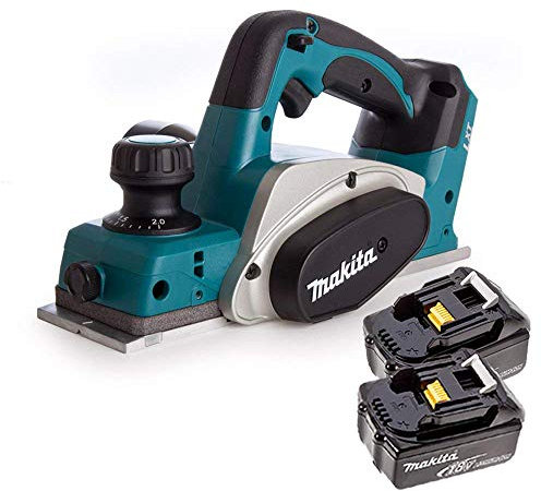 Makita DKP180Z LXT 18V Li-Ion 82mm Planer with 2 x 5ah Batteries