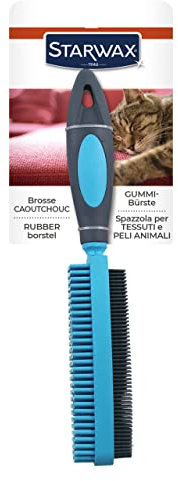 STARWAX Brosse textile en caoutchouc 1666 Taille Unique Multicolore