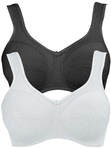 Anita 2er Sparpack Entlastungs BH JANA 5427 Gr. 75D in 1xschwarz 1xweiß
