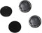 BAQI 4 pièces Les Chapeaux de moyeu de Centre de Roue de Voiture de Course Universelle ne Couvrent Pas de Logo de Roue de Capot 50mm Noir