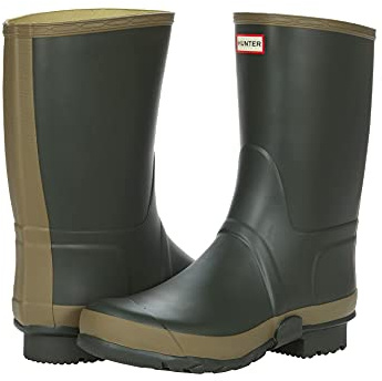 Hunter Herren Gärtner-Gummistiefel, Grün, 47 EU