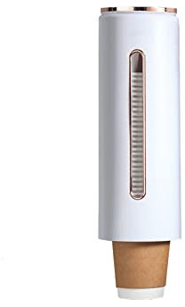 MHTECH Dispenser di Bicchieri di Carta USA e Getta a Parete, portabicchieri di distributori d'Acqua (bianco)