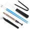 YIMAGUJRX RUNJRX Keyboard Lube Kit with Tweezers,Keycap Puller,Switch Puller,4-Claw Grabber,Lube Pen for Custom Keyboard, Keyboard Lube Tools