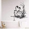 57 X 57 Cm Schwan Wandtattoo Badezimmer Dekoration Vinyl Wandaufkleber Liebe Schwan Tapete Abnehmbare Schwimmende Tier Wandtattoo Vinyl Art