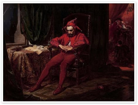 Stańczyk Poster von Jan Matejko 18 x 13 cm Wandbilder Wanddeko