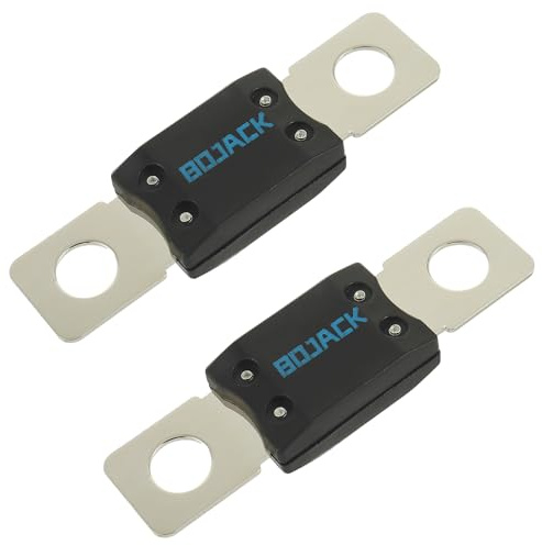 BOJACK MEGA/AMG High Current Fuse Bolt-on Fuse 450 Amp | for Cars, Trucks, Construction Vehicles, Buses, Caravans (Pack of 2 ANM Fuses 450A)