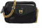 Pinko, GATE CAMERA CASE RECYCLED NYLO Donna, Z99Q_NERO-ANTIQUE GOLD, One size