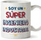 MUGFFINS Tazas para INGENIERO INDUSTRIAL hombre - En Español - Soy Súper - 11 oz / 330 ml - Regalo original y divertido