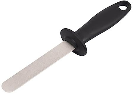 UPKOCH 1stk Anspitzer Schleifen Von Diamantsteinen Honstange Hackmesser Wetzstab Kurzer Messerschärfer Honstab Für Diamantschleifstab Küchenwaren Schmirgel Doppelseitig