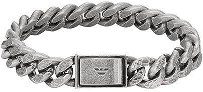 Emporio Armani Herrenarmreif offen Edelstahl, EGS3039040