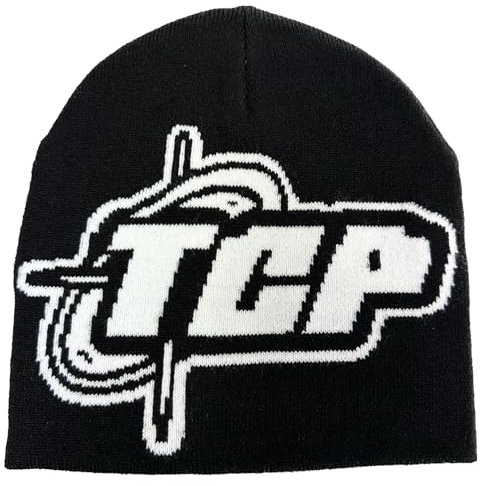 THE CANDY PLUG Y2K Beanie Damen & Herren - schwarz