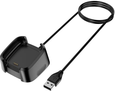 Charger for Fitbit Versa 1/ Versa Lite/Versa SE Replacement Charging Dock Cable for Versa, Versa SE, Versa Lite Smart Watch(NOT FOR Versa 2/3/4)(USB A)