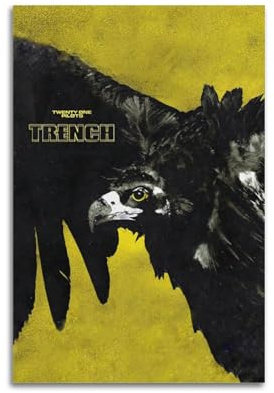 SZTIANCAI Twenty One Piloten-Poster, Trendalbum, Poster, Schlafzimmer, Wohnzimmer, Wanddekoration, Poster, Ästhetik, Art-Deco, 20 x 30 cm, ungerahmter Stil