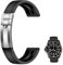 Kai Tian 22mm Kautschuk Uhrenarmband mit Faltschließe, Schwarz Silikon Fluorkautschuk Uhrenarmbänder für Rolex Seiko Armbänder Männer Frauen