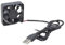 50mm DC5V Brushless Cooling Fan USB Powered Sleeve Bearing For Electronics Small Exhaust Fan For Electronics Cooling