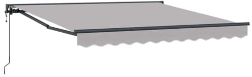 vidaXL Markisenrahmen Hellgrau 300 x 250 cm
