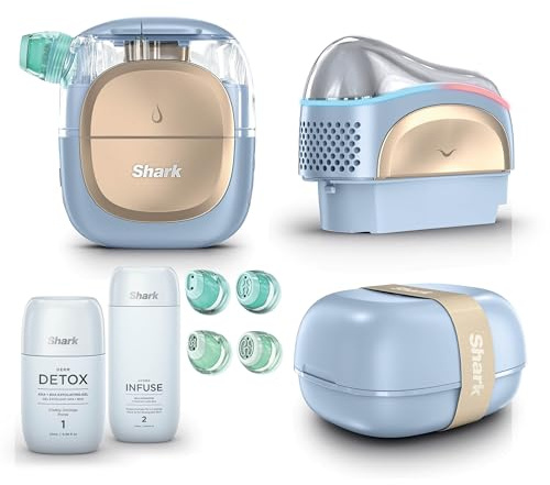 Shark FacialPro Glow. The UK's first at-home facial; pore extraction, hydration & dual temp-sculpting for instant glow. Developed with Dermatologists for Spa-level results in 10 minutes