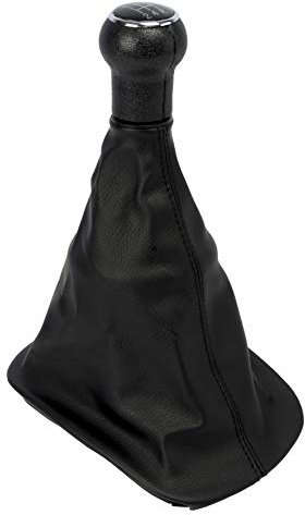 Origen Pomo + Fuelle de Cambio de Marcha Específico para Volkwagen Passat B5 (1996-2005) para 5/6 Velocidades. Perfecto para el Remplazo del Fuelle Original.