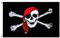 Deanyi 90 * 150cm Jolly Roger |Red Schal 3' x 5' Polyester Piraten Flagge für Bar Polyester Home dekor