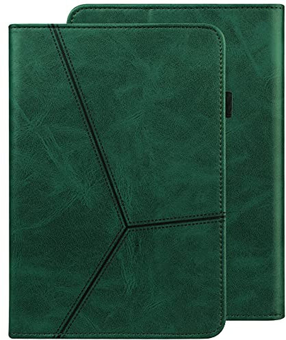GLANDOTU Case for Lenovo Tab M10 HD 2nd Gen 10.1 inch (TB-X306F/TB-X306X), Lightweight Folio Flip Wallet PU Leather Tablet Cover with Fold Stand Function + Stylus pen & Pen Holder -Green