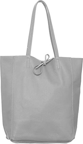 Zwillingsherz Shopper aus 100% Echtleder - Hochwertige Tasche für Damen Frauen Mädchen – Shopper groß und elegant - Schultertasche - hgr