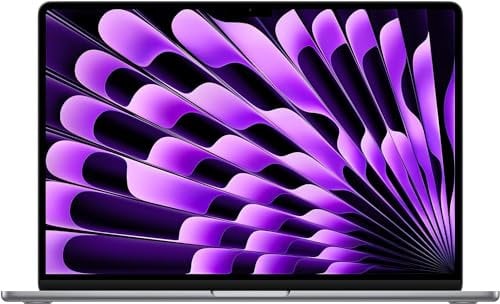 Apple 2023 MacBook Air Laptop mit M2 Chip: 15,3 Liquid Retina Display, 8GB RAM, 256 GB SSD Speicher, beleuchtete Tastatur, 1080p FaceTime HD Kamera. Funktioniert mit iPhone/iPad, Space Grau