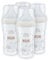 NUK Perfect Match Babyflaschenset | Ab 3 Monate | Passt sich dem Baby an | Temperature Control | Anti-Colic | 260 ml | BPA-frei | Silikontrinksauger, Medium | Regenbogen | 4 Stück