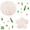 DIKEBAO 2 Pcs Molde Silicona para Fondant Moldes para Decorar Tartas Molde Decorar Magdalenas Molde de Flores para Decorar Tartas Moldes Reposteria Decorar Pastel Fondant Navideño Para Hornear Diy