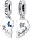 YUMINN Mutter und Tochter Charm for 925 Sterling Silver for Women's Armbänder & Halsketten Dangle Anhänger für Weihnachten Valentinstag Muttertag Schmuck Geschenke für Mädchen