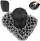 Cast Iron Scrubber with Handle | Dish Metal Scrubber | 316 Cast Iron Cleaner Chainmail Scrubber for Cast Iron Pan Skillet- Iron Scrub Brush Steel Wool Scrubber Cleaning Kit (1 Scrub + 1 Scraper)
