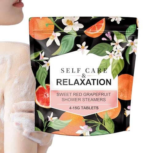 Pastiglie Per Doccia Aromaterapeutiche | Doccia Rinfrescante Domestica Al Pompelmo Rosso Dolce Per Rilassarsi E Alleviare Lo Stress Compresse Per Aromaterapia A Lunga Durata, Set Per Il Relax E La Cur